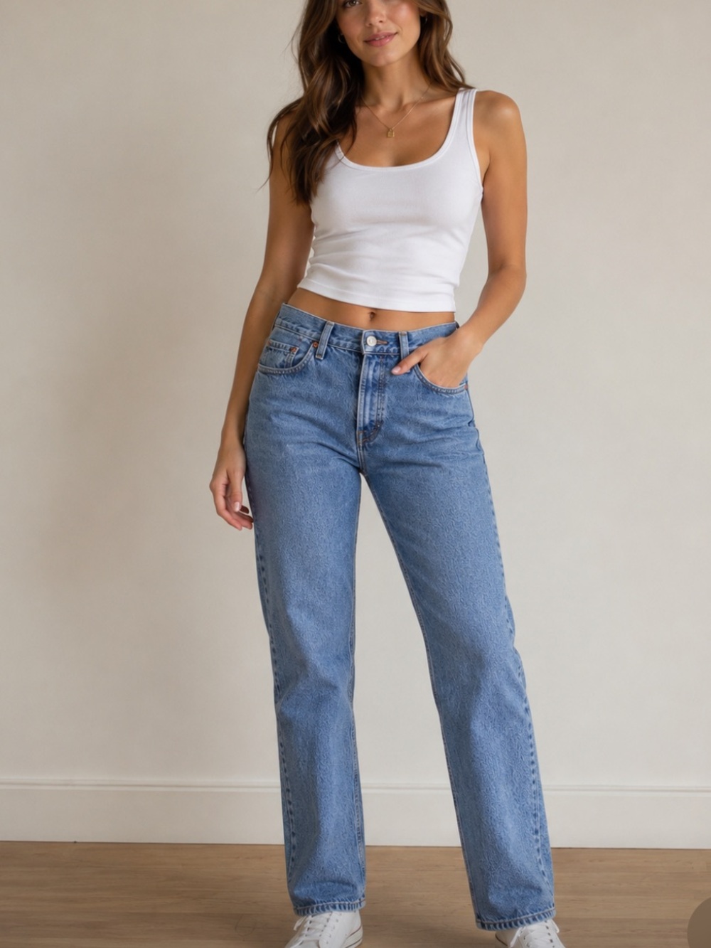 Levi’s 501 Women's Straight Jeans in Light Blue Denim